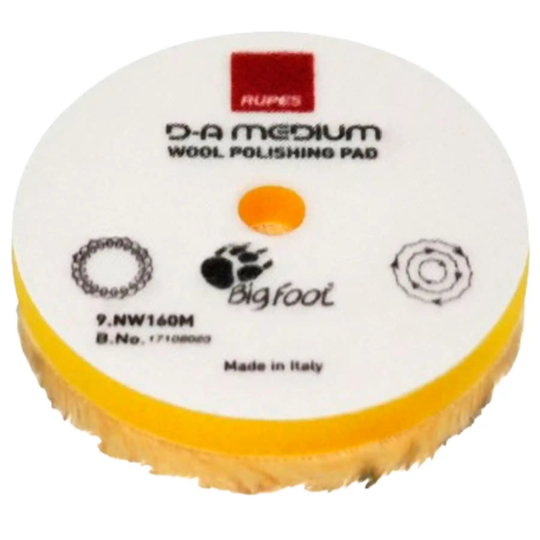 D-A Medium Wool Polishing Pad Yellow130/145mm (9.NW130M)