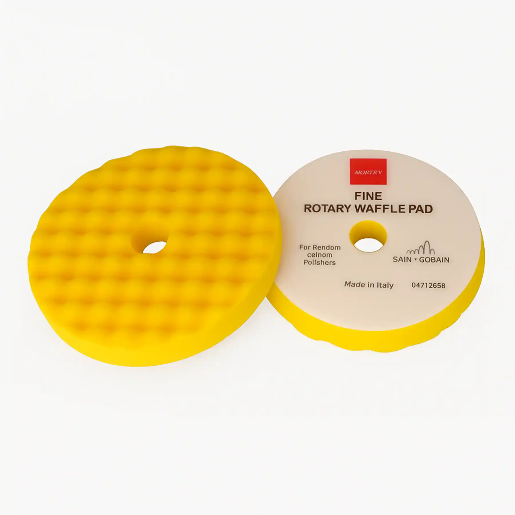 Waffle Fine Foam Pad Yellow 150mm (9.WF150M)