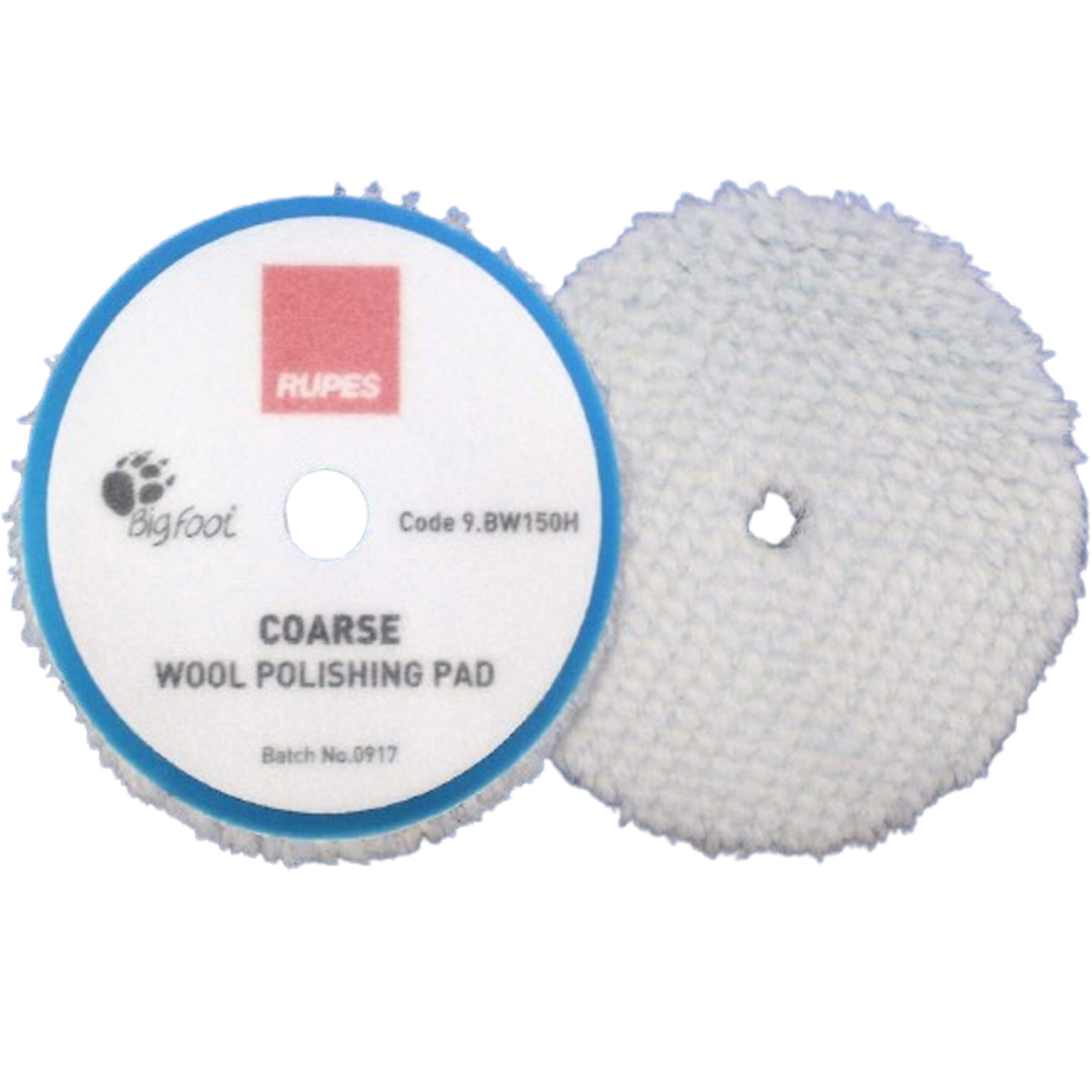 D-A Coarse Wool Polishing Pad Blue 130/145mm (9.NW130H)