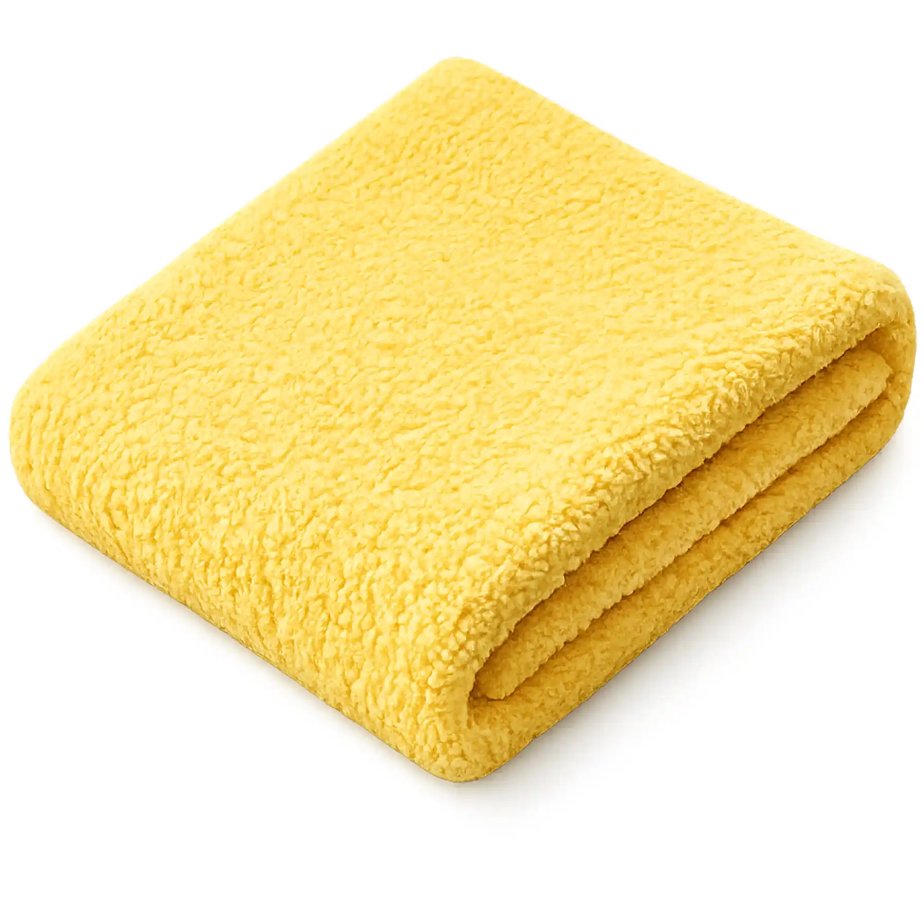 400Gsm Microfiber Cloth 40x40 - Yellow Edgeless