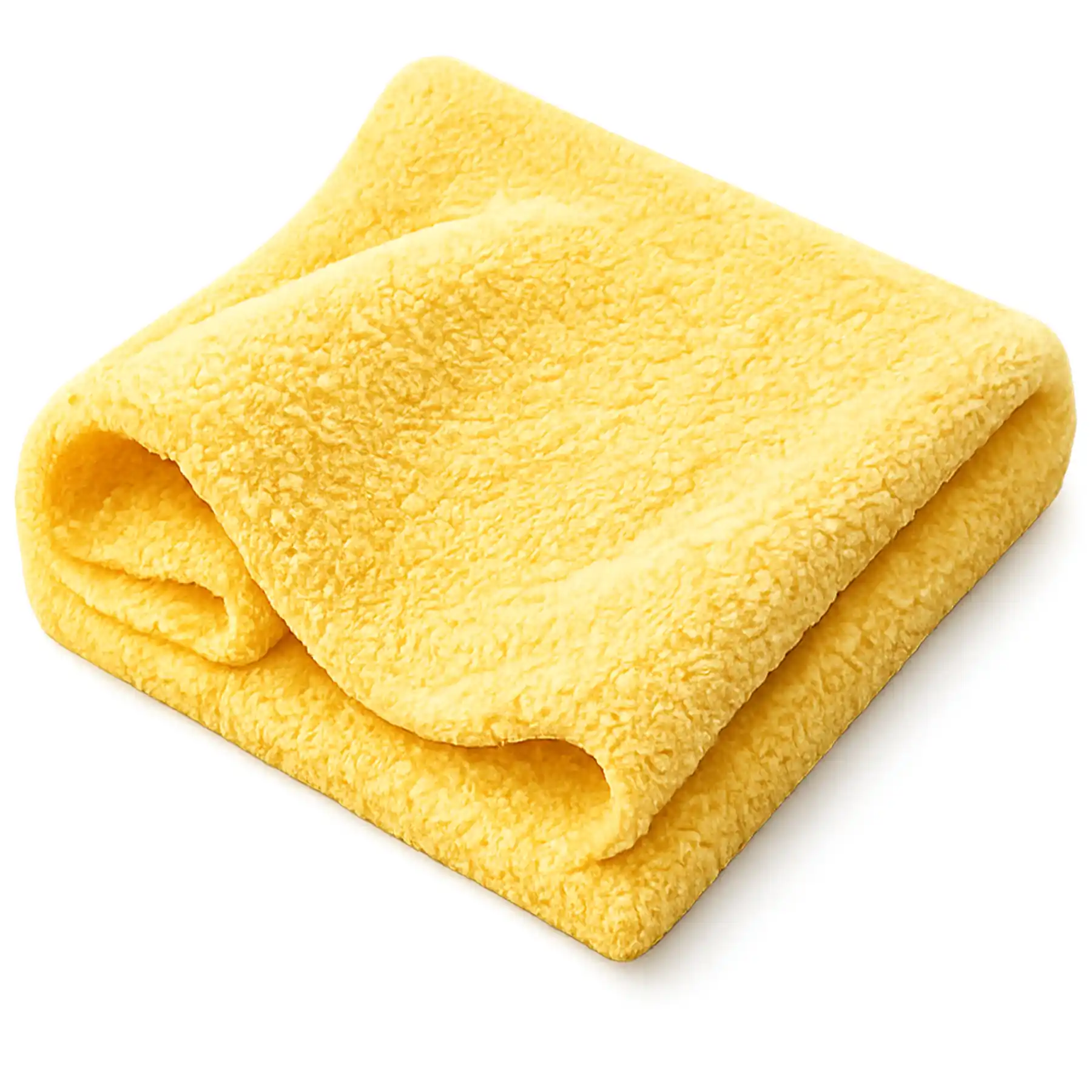 400Gsm Microfiber Cloth 40x40 - Yellow Edgeless