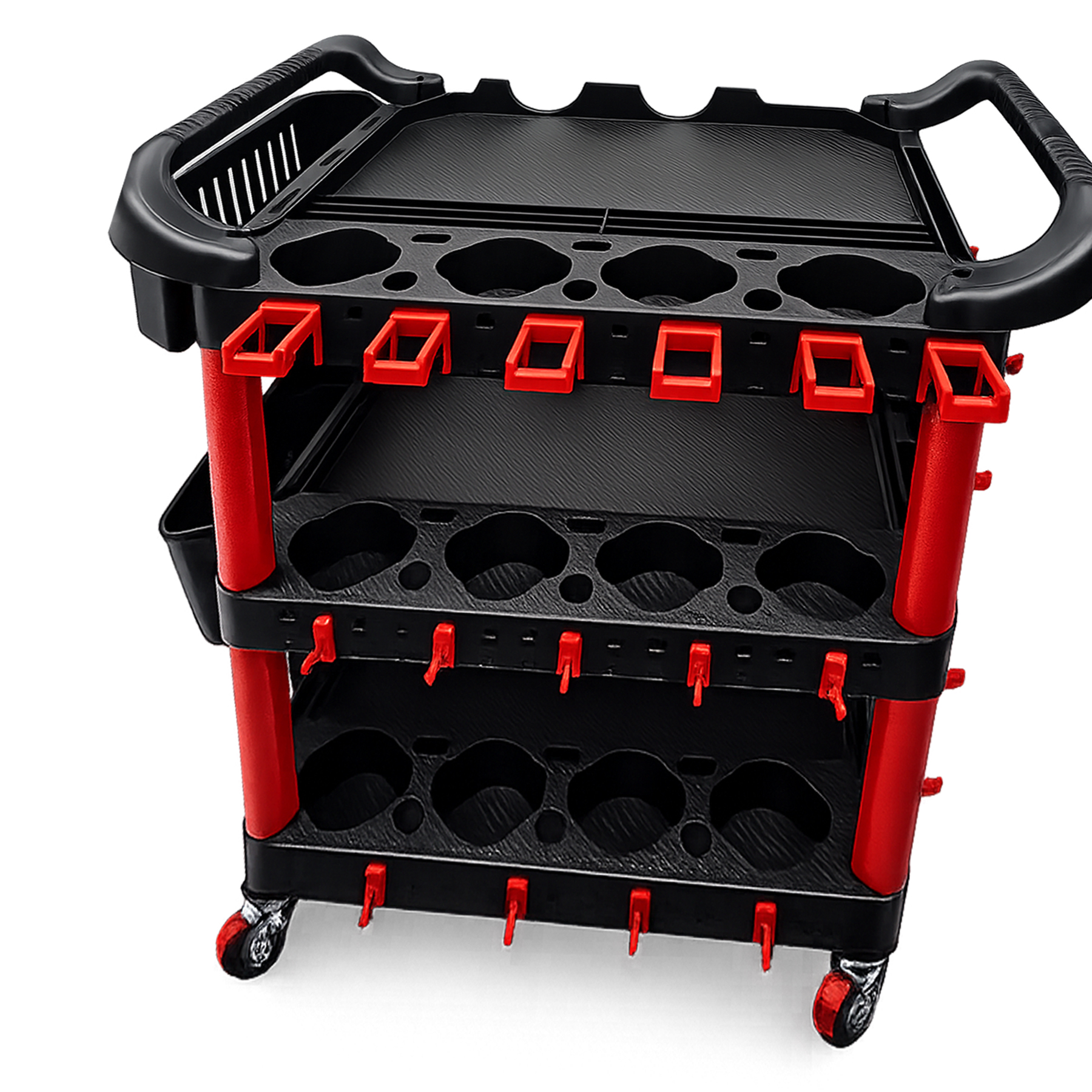 OST Detailing Trolley Carbon Print With Polisher Hanger