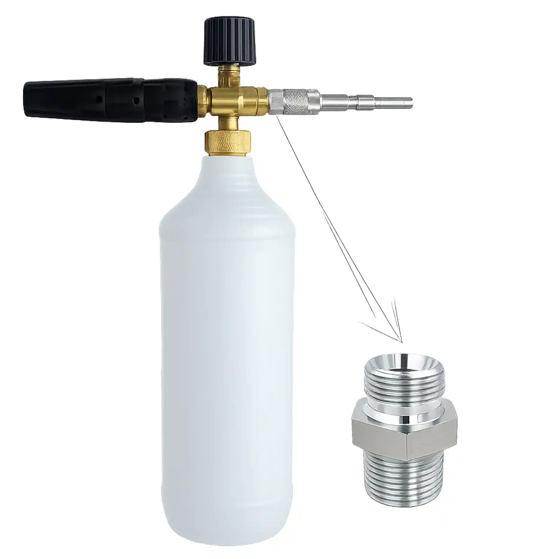 Foam Bottle With Quick Connector Adaptor