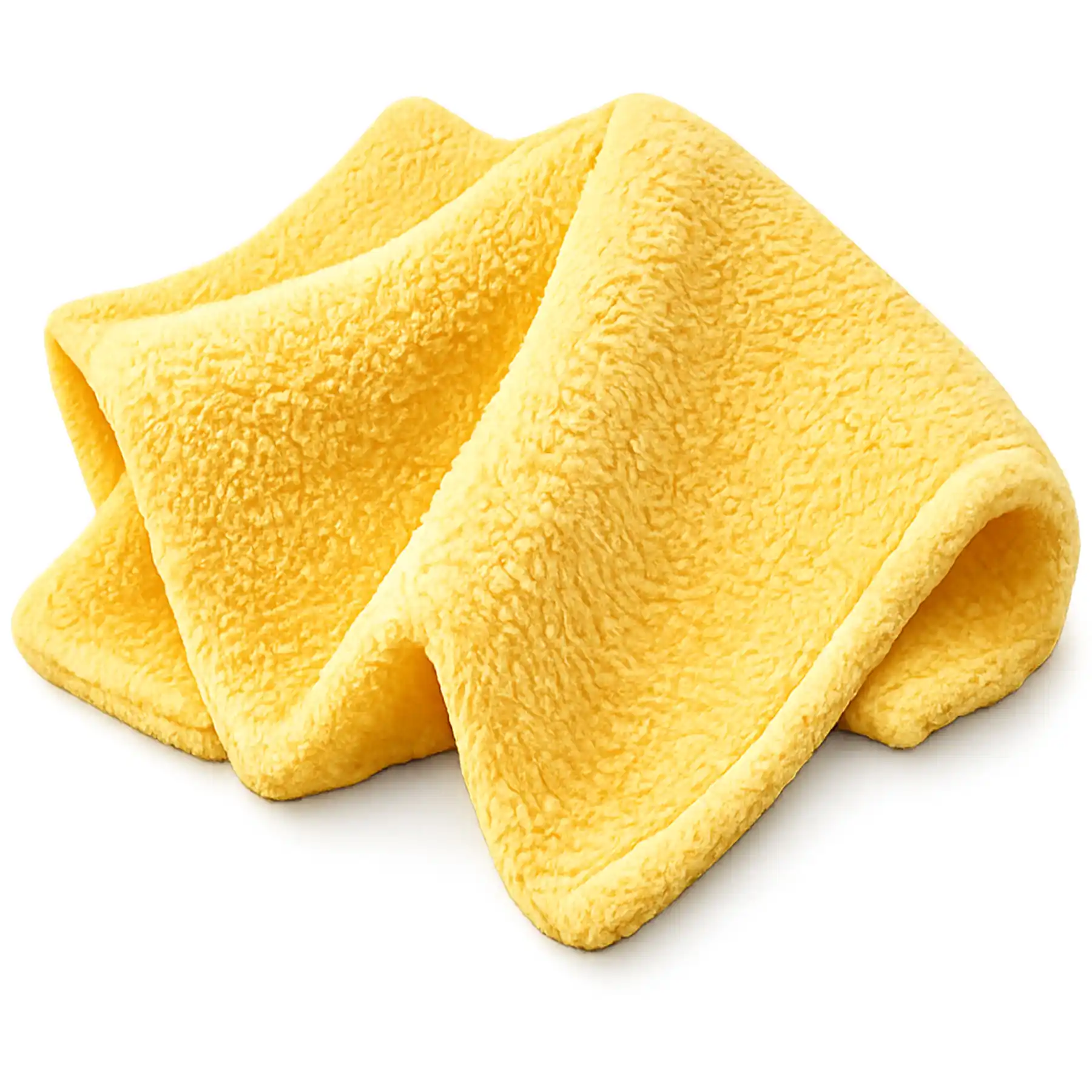 400Gsm Microfiber Cloth 40x40 - Yellow Edgeless