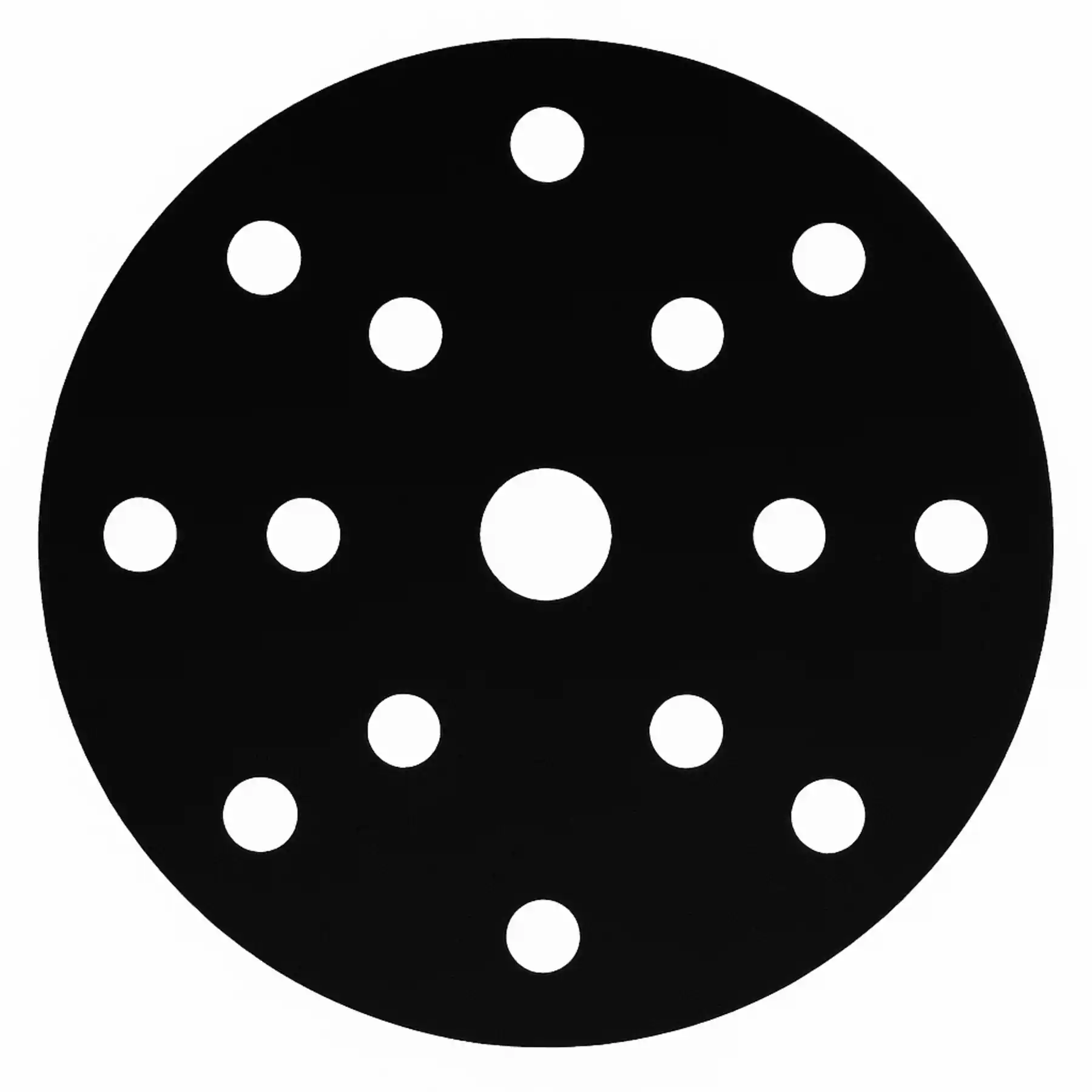 Multihole Velcro Hard Backing Pad 150mm (981.500)