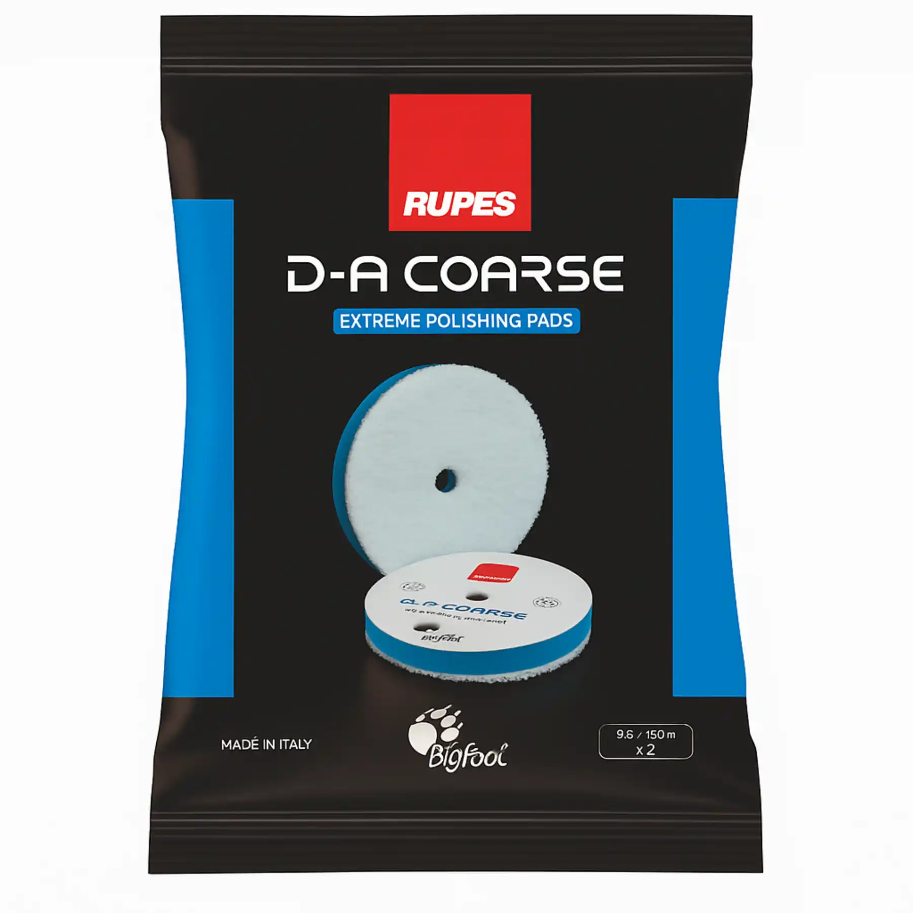D-A Coarse Extreme Cut Microfiber Pad 130mm (9.MF130H)