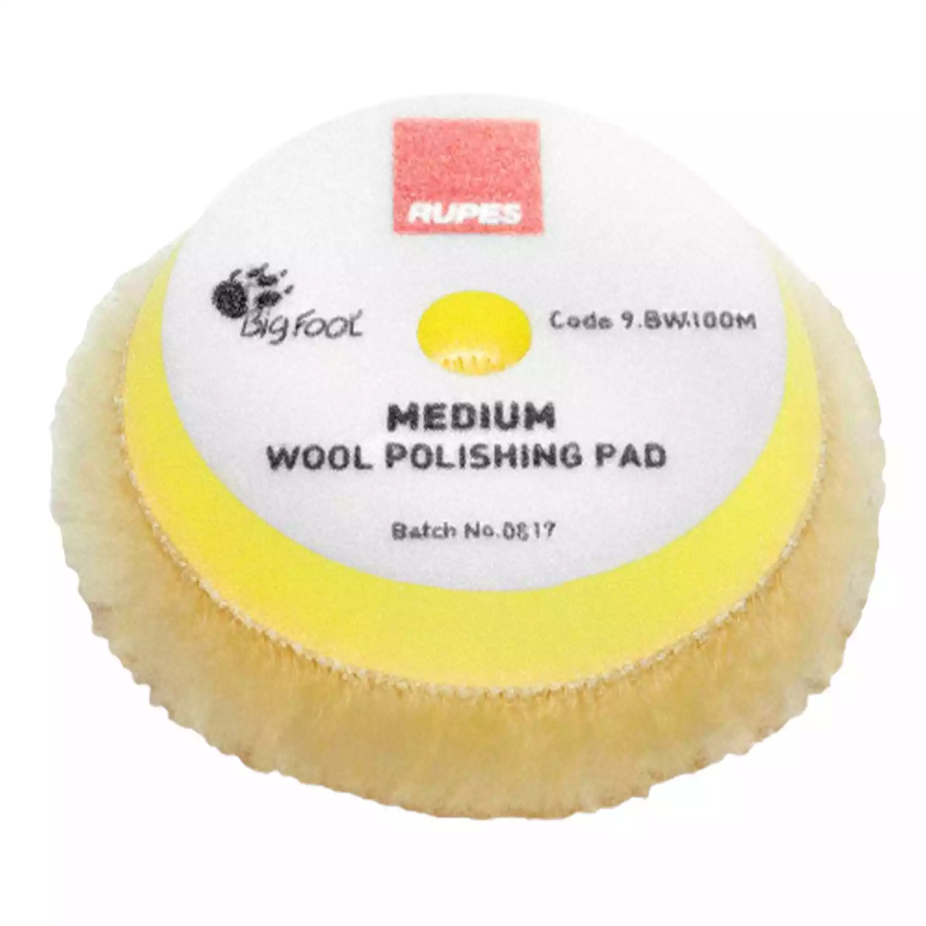D-A Medium Yellow Wool Polishing Pad 80/90mm (9.BW100M)